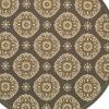 8' X 8' Gray Round Moroccan Indoor Outdoor Area Rug