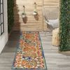 2' X 12' Rainbow Colored Indoor Outdoor Runner Rug