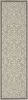 2' X 6' Gray And Ivory Floral Indoor Outdoor Area Rug