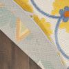 5' Round Multi Medallion Indoor Outdoor Area Rug
