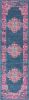 10' Blue Dhurrie Runner Rug