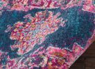 2' X 3' Blue Power Loom Area Rug