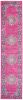 10' Fuchsia Power Loom Runner Rug