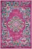 2' X 3' Fuchsia Power Loom Area Rug
