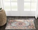 2' X 3' Gray Power Loom Area Rug