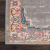 7' X 10' Gray Power Loom Area Rug