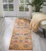 6' Sunset Floral Power Loom Runner Rug