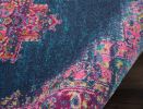 4' X 6' Blue Power Loom Area Rug