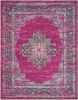 8' X 10' Fuchsia Power Loom Area Rug