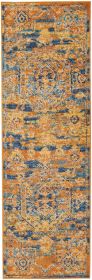 6' Sunset Power Loom Runner Rug