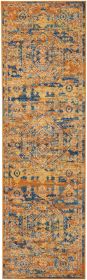 8' Sunset Power Loom Runner Rug