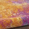 5' X 7' Sunset Abstract Power Loom Area Rug