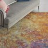 8' X 10' Sunset Abstract Power Loom Area Rug