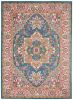 5' X 7' Teal Blue Power Loom Area Rug