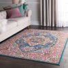 5' X 7' Teal Blue Power Loom Area Rug