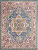 8' X 10' Teal Blue Power Loom Area Rug