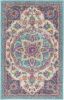 2' X 3' Pink And Green Dhurrie Area Rug