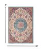 8' X 10' Pink And Green Dhurrie Area Rug