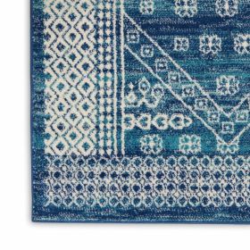 2' X 3' Navy Blue Power Loom Area Rug