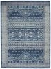 4' X 6' Navy Blue Power Loom Area Rug