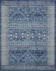8' X 10' Navy Blue Power Loom Area Rug