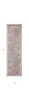6' Pink And Gray Abstract Power Loom Runner Rug