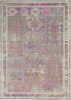 5' X 7' Pink And Gray Abstract Power Loom Area Rug