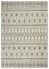 5' X 7' Gray Geometric Berber Power Loom Area Rug