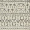5' X 7' Gray Geometric Berber Power Loom Area Rug