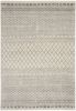 7' X 10' Gray Geometric Power Loom Area Rug
