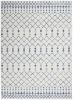 6' X 9' Ivory Geometric Berber Area Rug