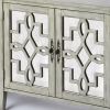 Giovanna Olive Gray Mirrored Sideboard