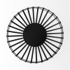 Set Of Two Black Metal Wire Decorative Bowls