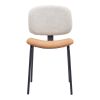 Set Of 2 Black King Louis Back Dining Chairs