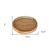 Jumbo Braided Bamboo Round Tray