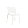 Set of Two White Stacking Indoor or Outdoor Chairs