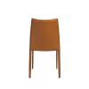 Set of Two Premium All Terra Cotta Stacking Dining Chairs