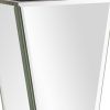 Beveled Mirrored Panel Art Deco Tall Vase