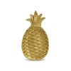 10" Gold Cast Iron Pineapple Centerpiece Shallow Bowl or Tray