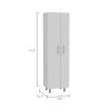 White Versatile Tall Pantry or Laundry Cabinet
