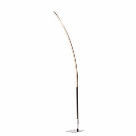 Modern Arc LED Chrome 65" Floor Lamp // On & Off Foot Switch