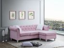 Glory Furniture Raisa G864B-SCH Sofa Chaise , Burgandy