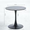 Tulip Special Dining Table,BLACK marble color top,MDF Dining Table , Kitchen Table,exective desk