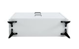 Shoe Cabinet , Shoe storage shelves, metal leg, White