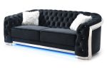 Glory Furniture Sapphire G0593A-S Sofa , Black