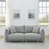 78.8'' Modern Couch for Living Room Sofa,Solid Wood Frame and Stable Metal Legs, 2 Pillows, Sofa Furniture for Apartment