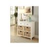 ACME Flavius Console Table in White 97416
