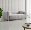 81.89"Teddy Large Modern Sofa with Gold Metal Legs,3 Seater Upholstered Sofa Love Seats Furniture for Bedroom, Apartment