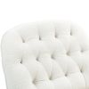 360° Swivel Recliner Adjustable Chair Chenille Glider Swivel Reclining Sofa Chair with Black Metal Round Base - Beige