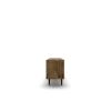 Manhattan Comfort Liberty 62.99" Mid-Century Modern TV Stand with 3 Shelves and 2 Doors in Rustic Brown with Solid Wood Legs